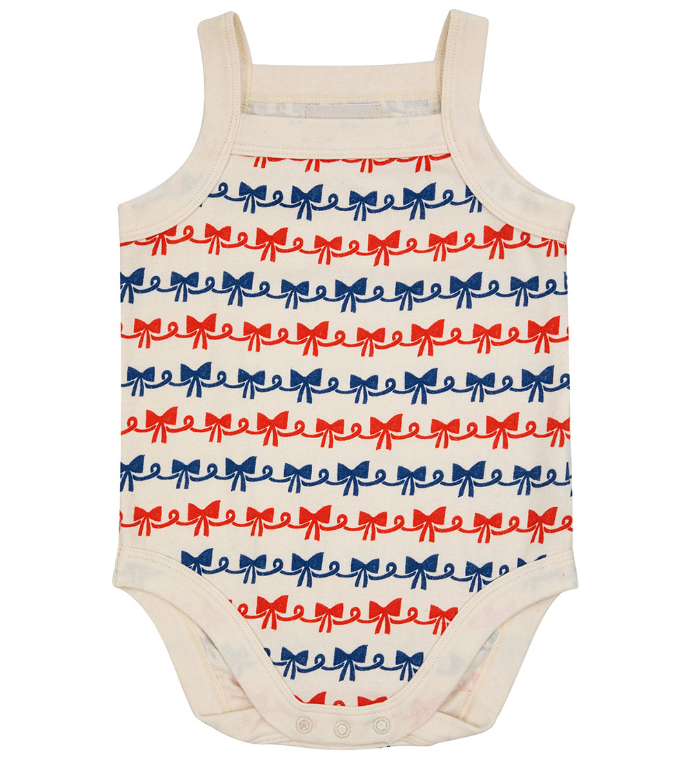 Bobo Choses Body u/æ - Baby Ribbon Bow All Over - Offwhite