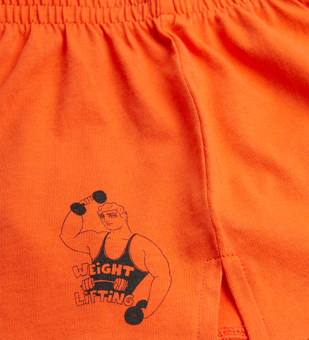 Mini Rodini Shorts - Weight Lifting - Rød