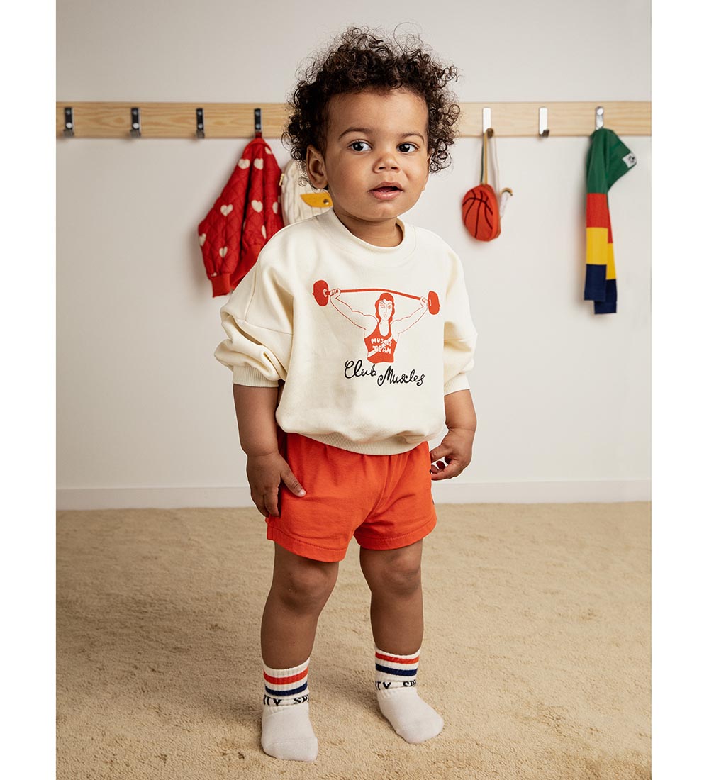 Mini Rodini Shorts - Weight Lifting - Rød