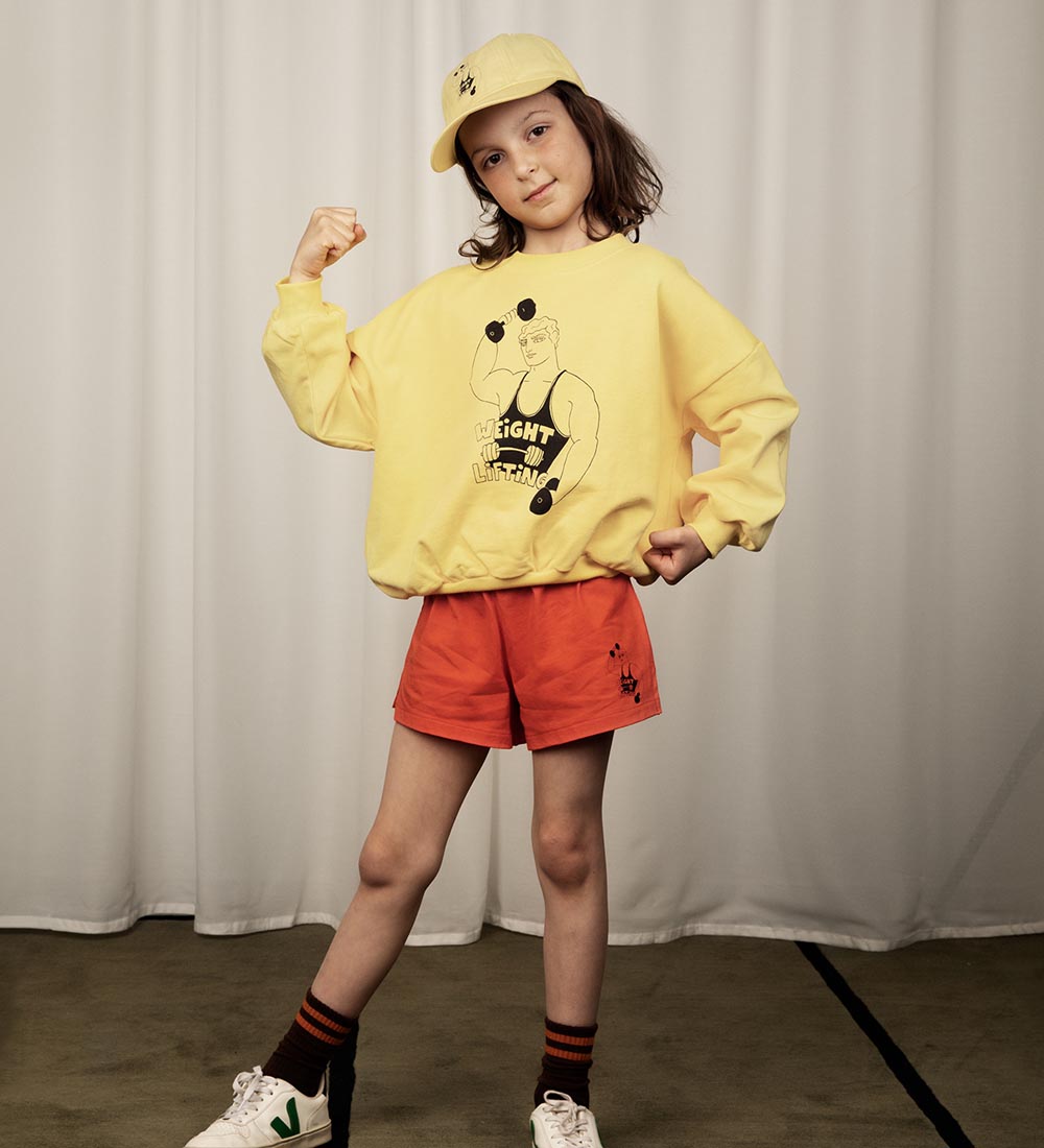 Mini Rodini Shorts - Weight Lifting - Rød