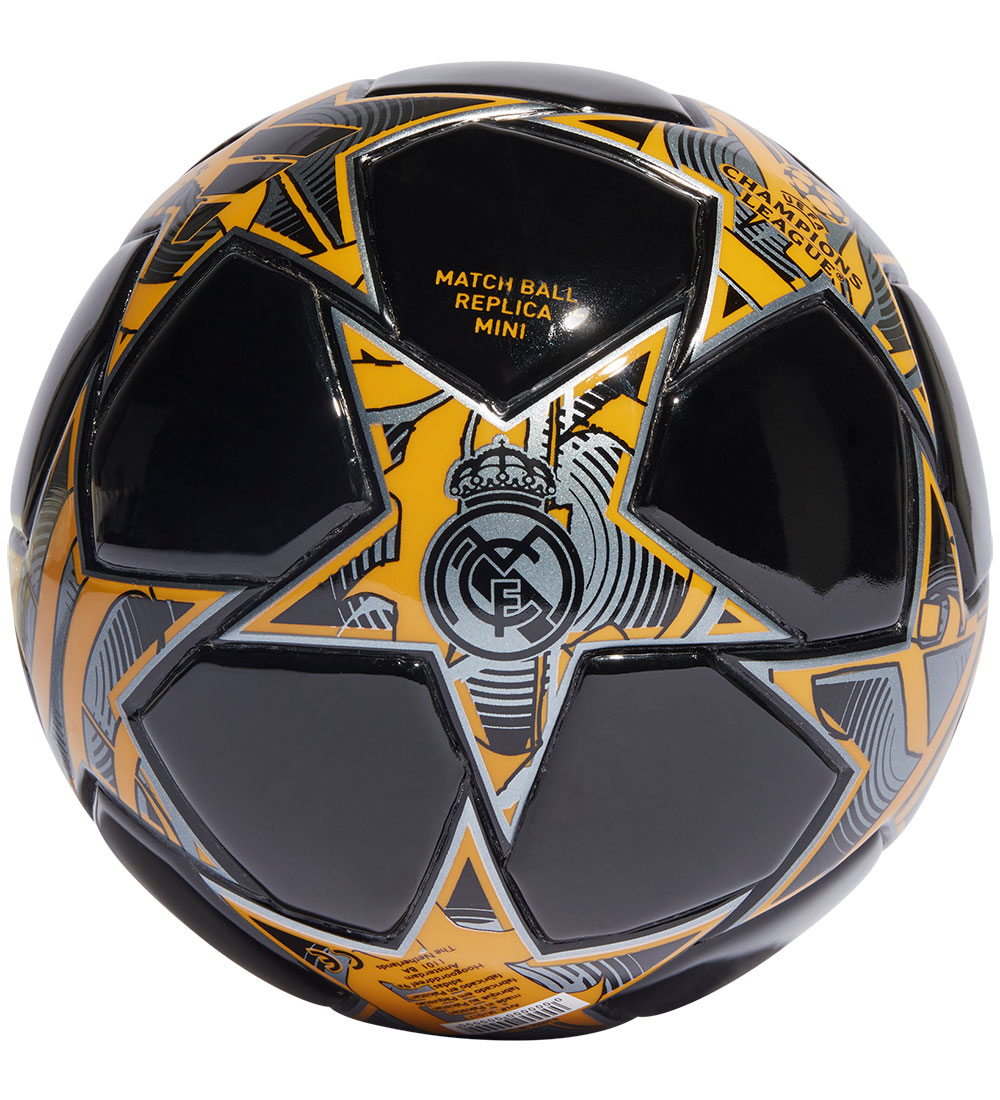 adidas Performance Minifodbold - UCL RM Mini - Sort/Gul