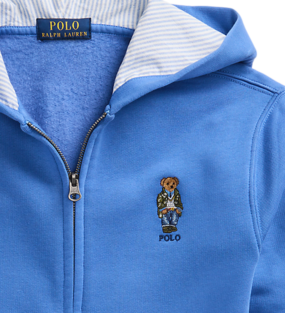 Polo Ralph Lauren Cardigan - Blå m. Striber