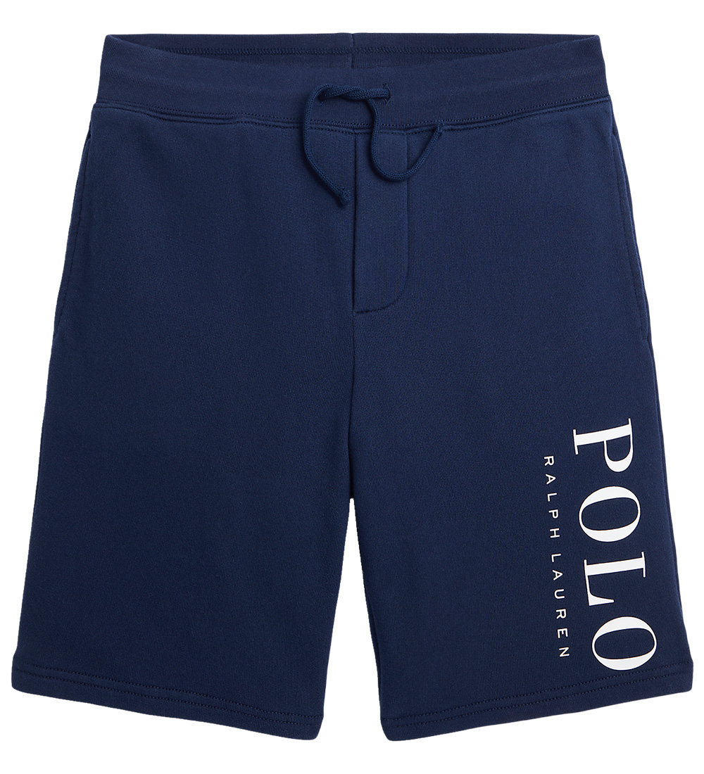Polo Ralph Lauren Sweatshorts - Newport Navy m. Hvid