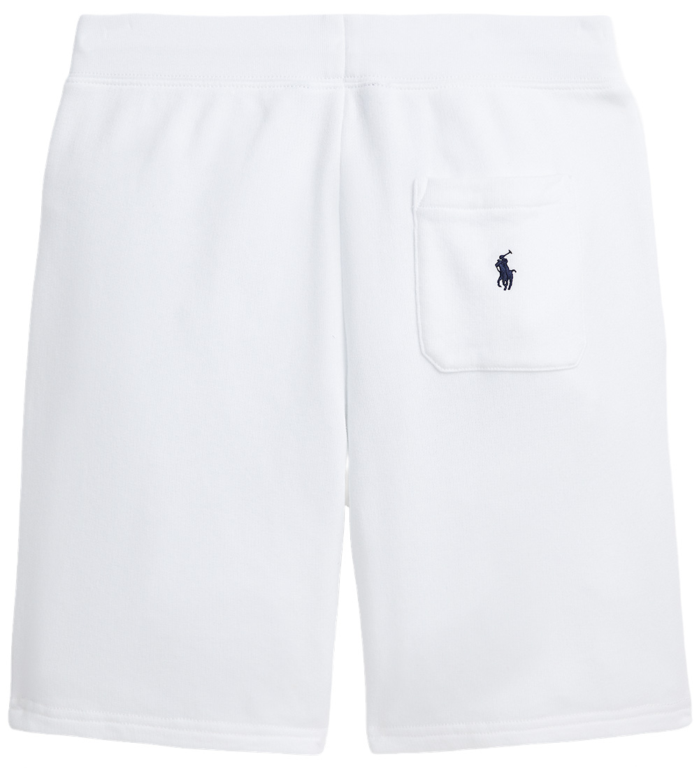 Polo Ralph Lauren Sweatshorts - Hvid m. Navy