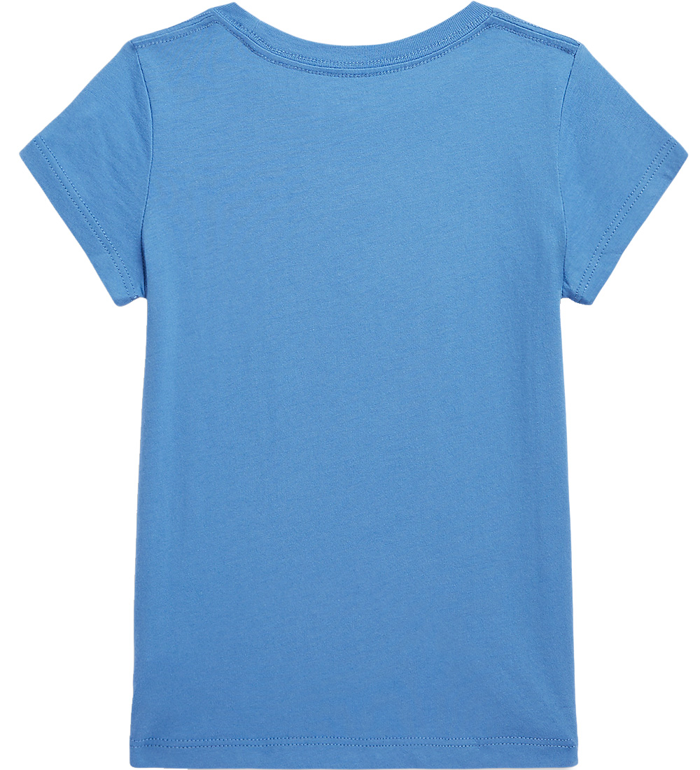 Polo Ralph Lauren T-shirt - New England Blue m. Bamse