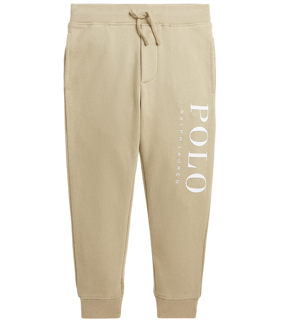 Polo Ralph Lauren Sweatpants - Khaki m. Hvid