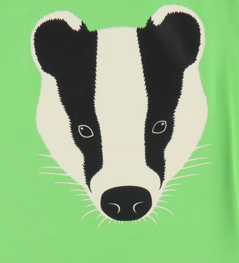 DYR-Cph T-Shirt - Dyrgrowl - Bright Green Grævling
