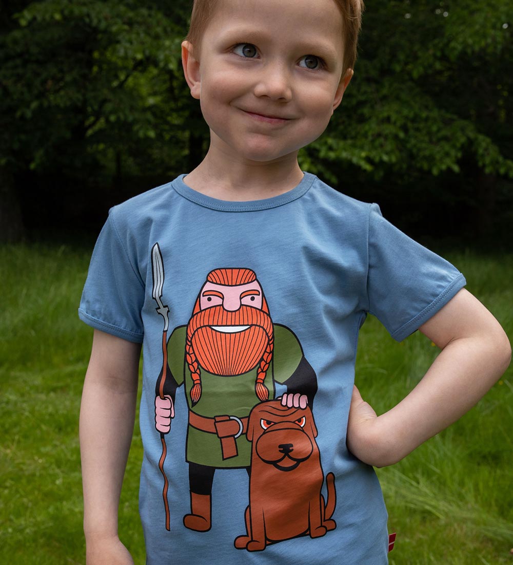 Danefæ T-Shirt - Danebasic - Porcelaine Ulf