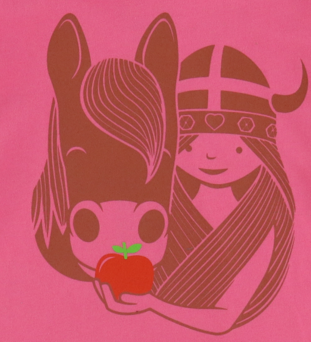 Danefæ Bluse - Danebasic - Super Pink Idunn