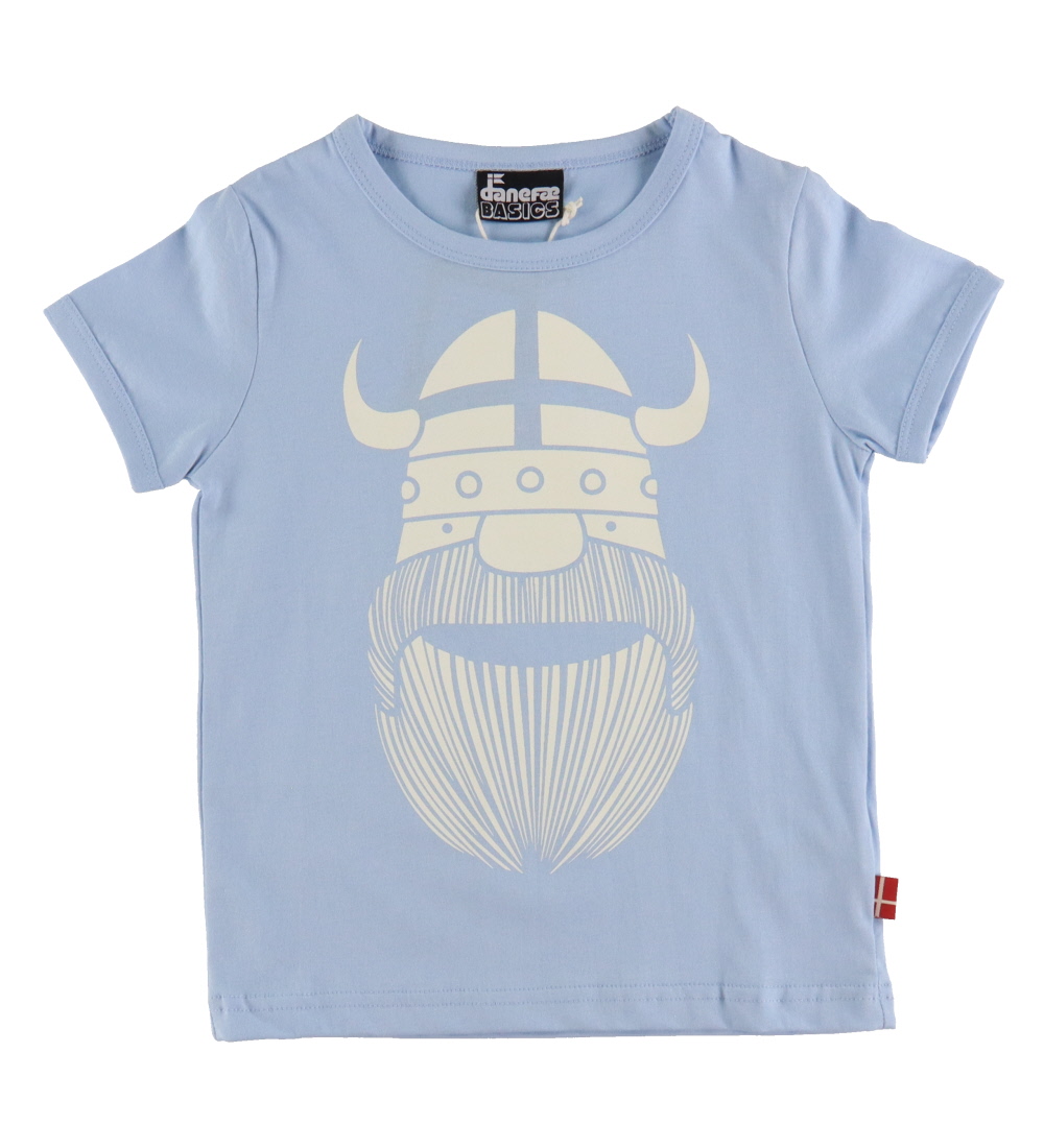 Danefæ T-Shirt - Danebasic - Light Blue Erik