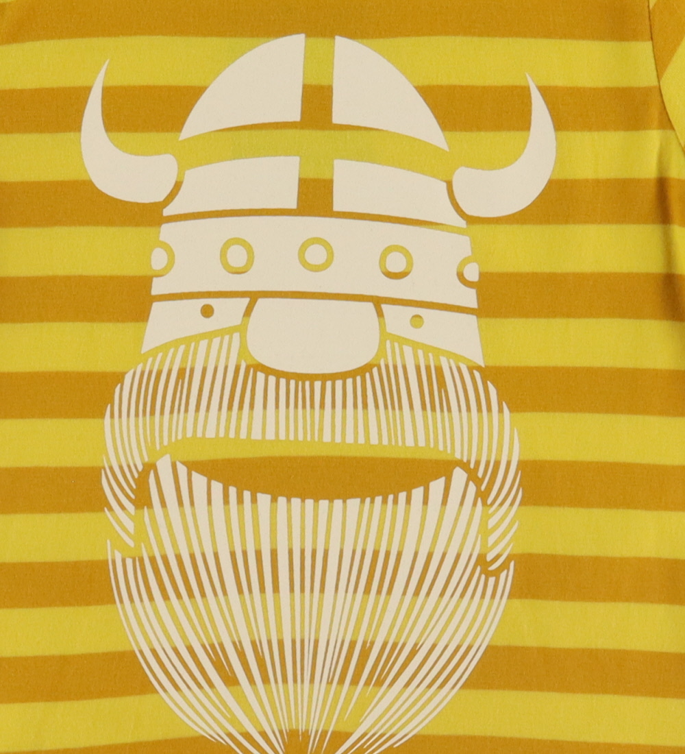 Danefæ T-Shirt - Danebasic - Faded Yellow / Dk Yellow Erik