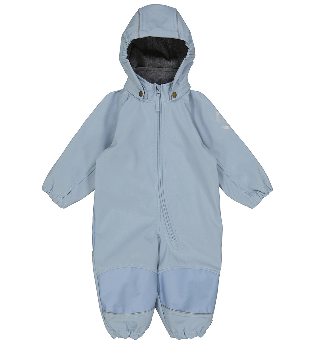 Mikk-Line Softshelldragt m. Fleece - Recycled - Faded Denim