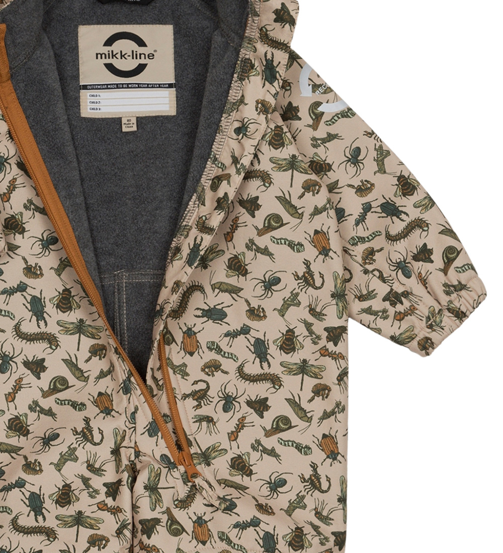 Mikk-Line Softshelldragt m. Fleece - Recycled - Brown Sugar m. D
