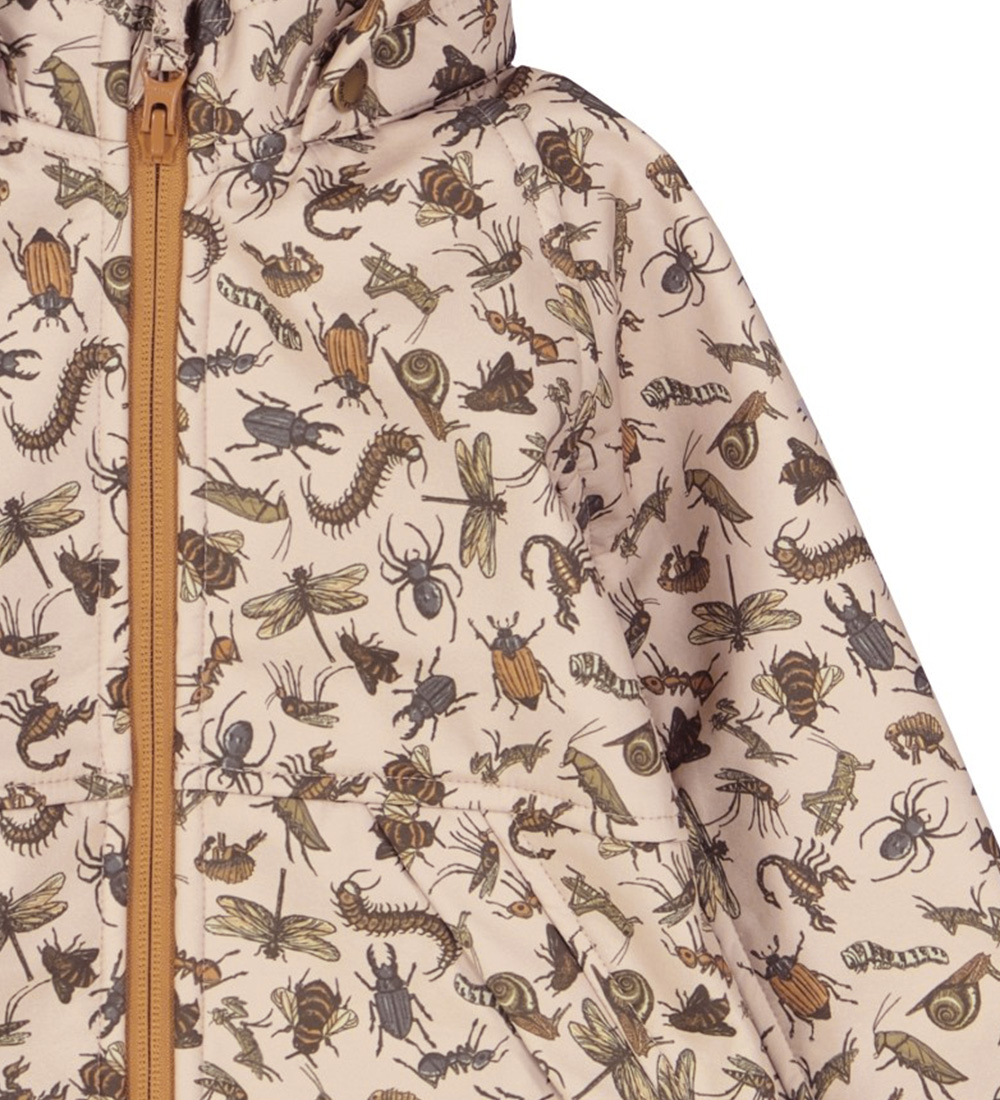 Mikk-Line Softshelljakke m. Fleece - Recycled - Brown Sugar m. P