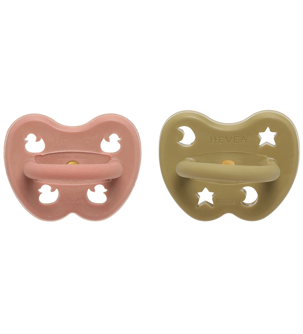 Hevea Sutter - 3-36 mdr - 2-Pak - Naturgummi - Avocado/Apricot