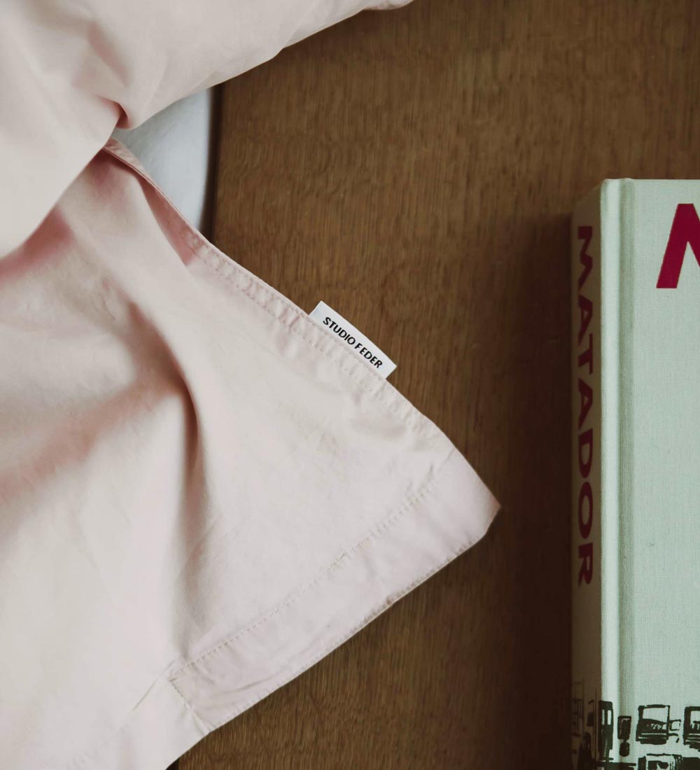 Studio Feder Sengetøj - Baby - Pink Tint