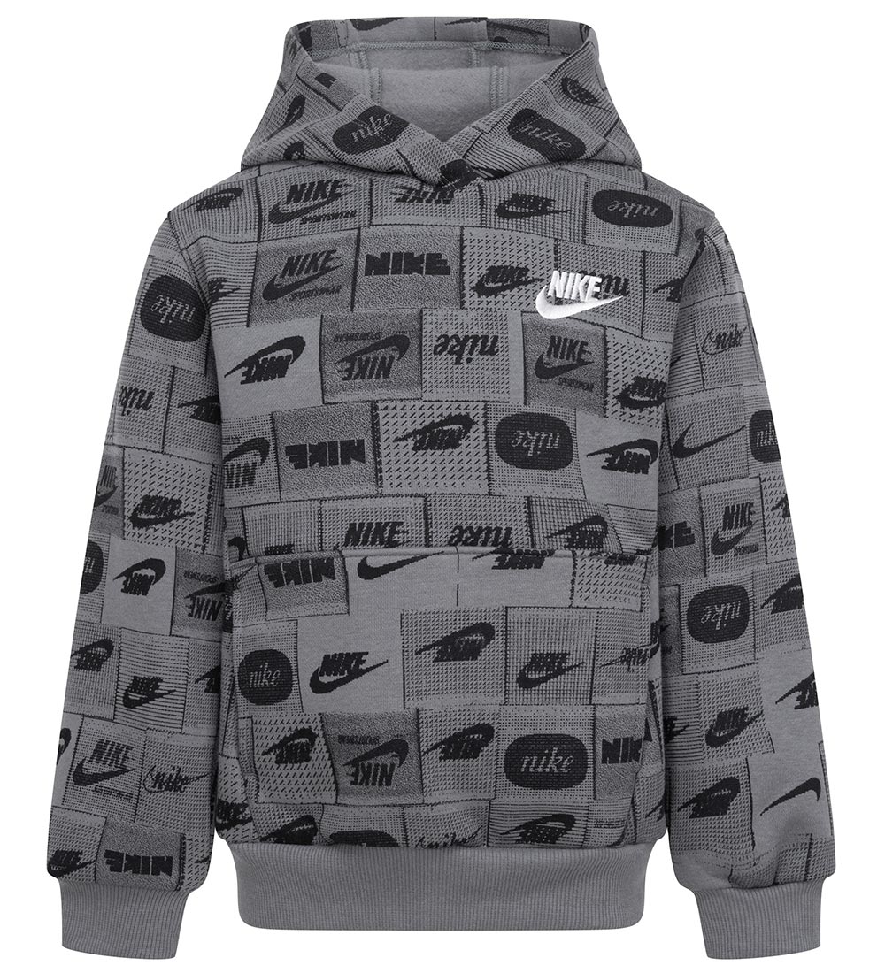 Nike Hættetrøje - Smoke Grey
