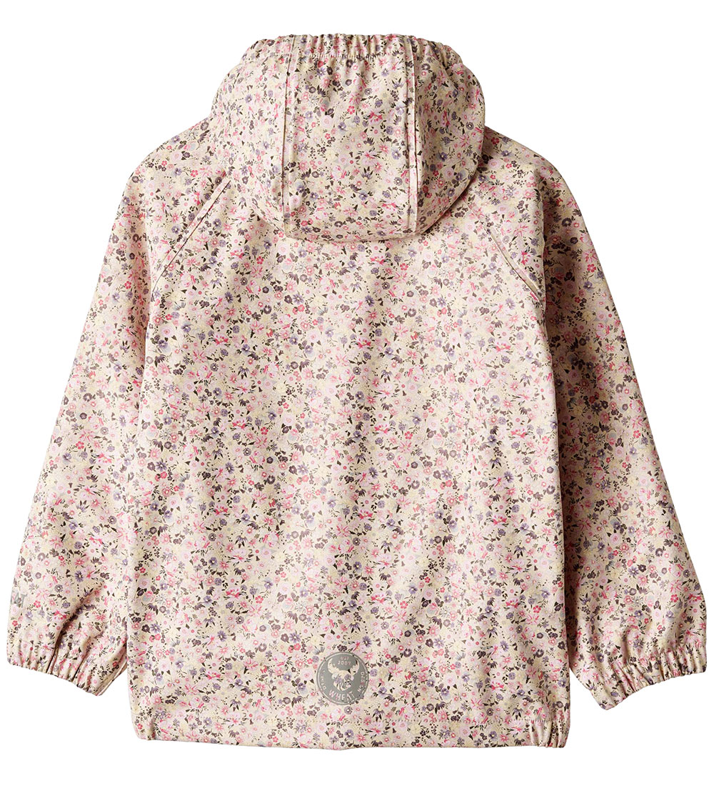 Wheat Regnjakke - Charlie - Clam Multi Flowers