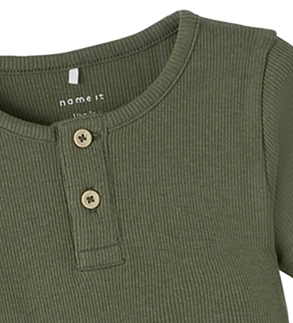 Name It T-Shirt - Noos - NmmKab - Dusty Olive/Melange