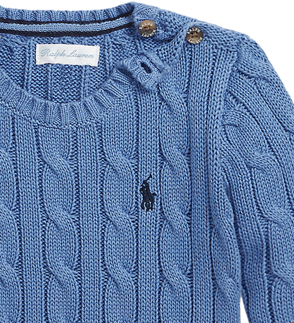 Polo Ralph Lauren Bluse - Strik - New England Blue