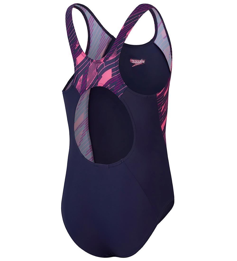 Speedo Badedragt - Hyperboom Splice Muscleback - Navy/Pink