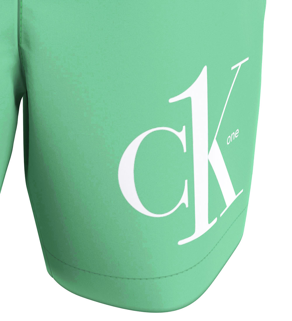 Calvin Klein Badeshorts - Drawstring - Cabbage