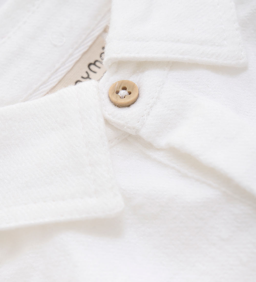 Minymo Skjortebody - k/æ - Bright White
