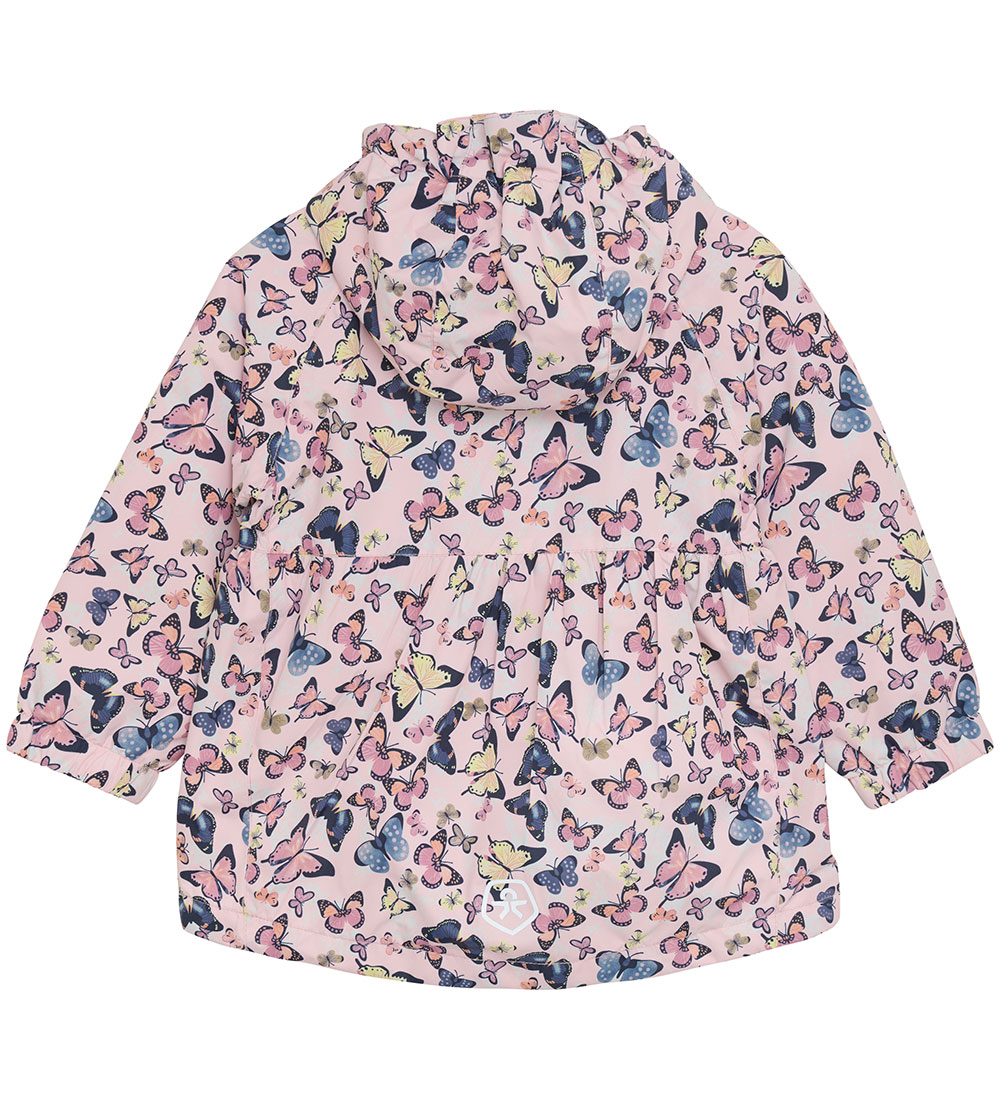 Color Kids Sommerjakke - Chalk Pink m. Sommerfugle