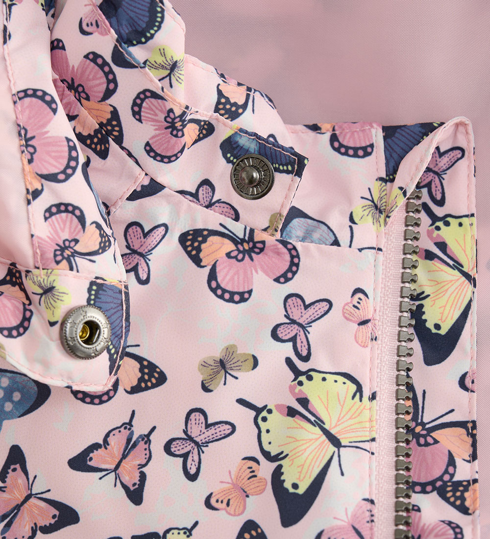 Color Kids Sommerjakke - Chalk Pink m. Sommerfugle