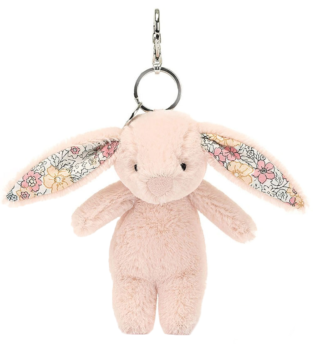 Jellycat Nøglering - 17x4 cm - Blossom Blush Bunny Bag Charm
