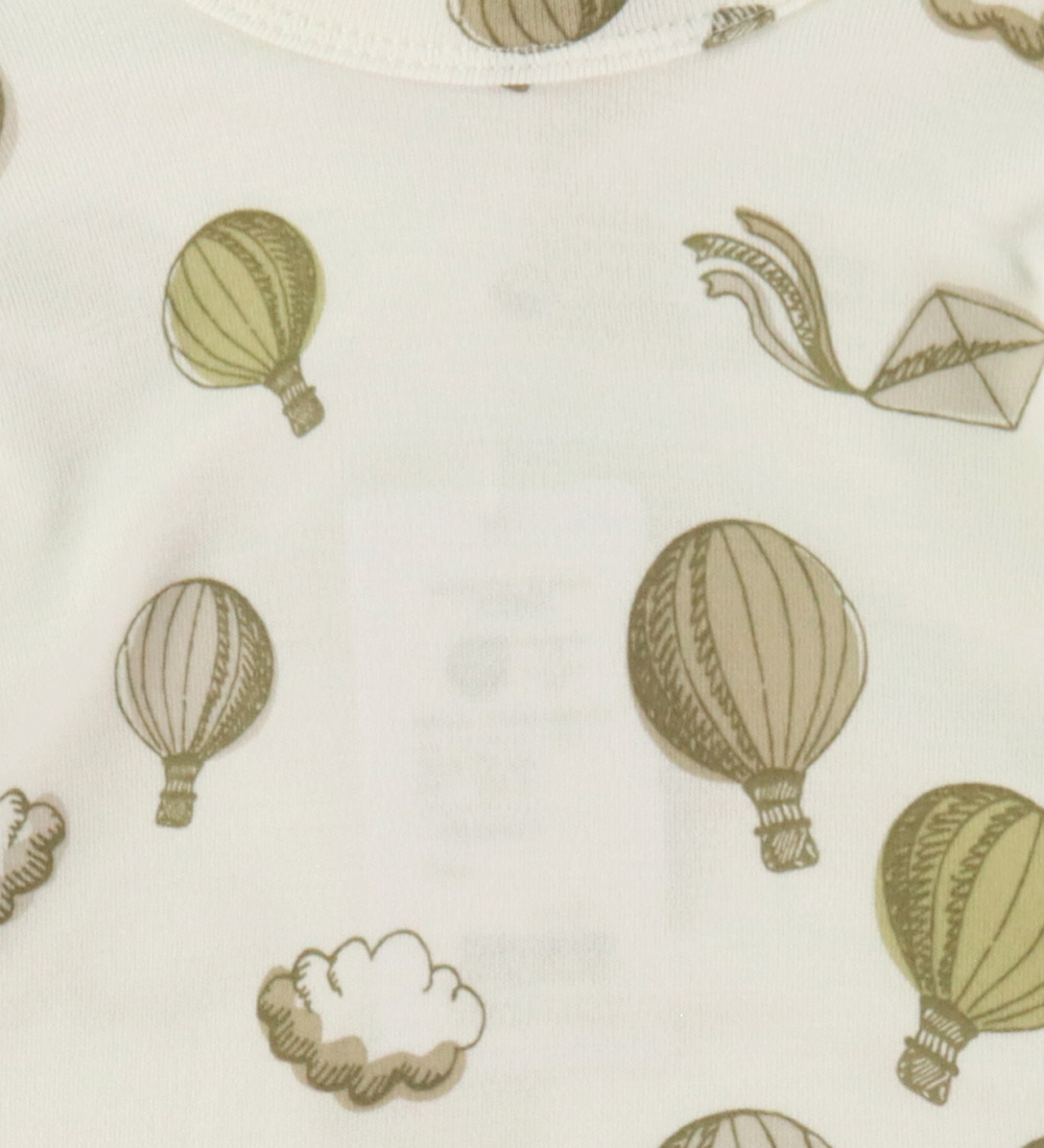 Joha Bluse - Bambus - Off White m. Luftballon