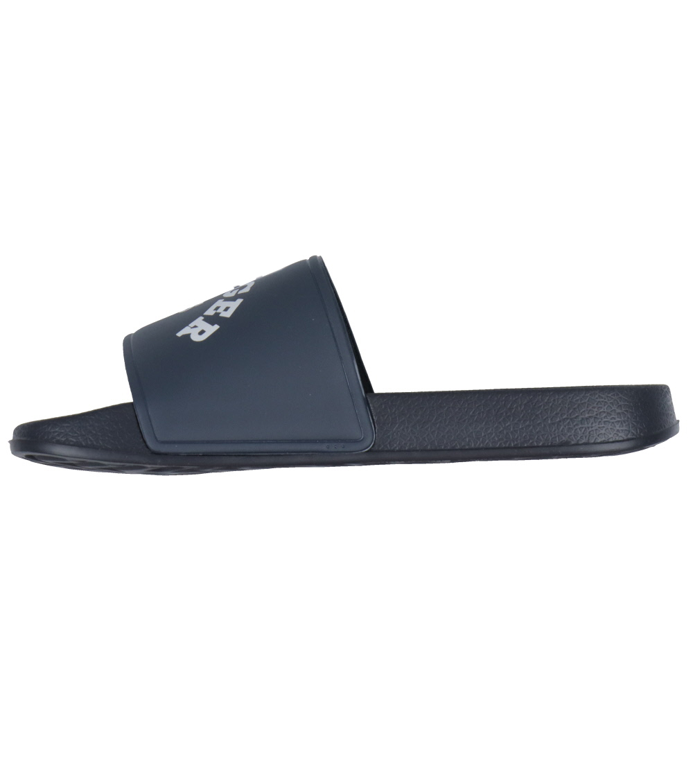 Tommy Hifiger Badesandaler - Logo Pool Slide - Navy m. Hvid