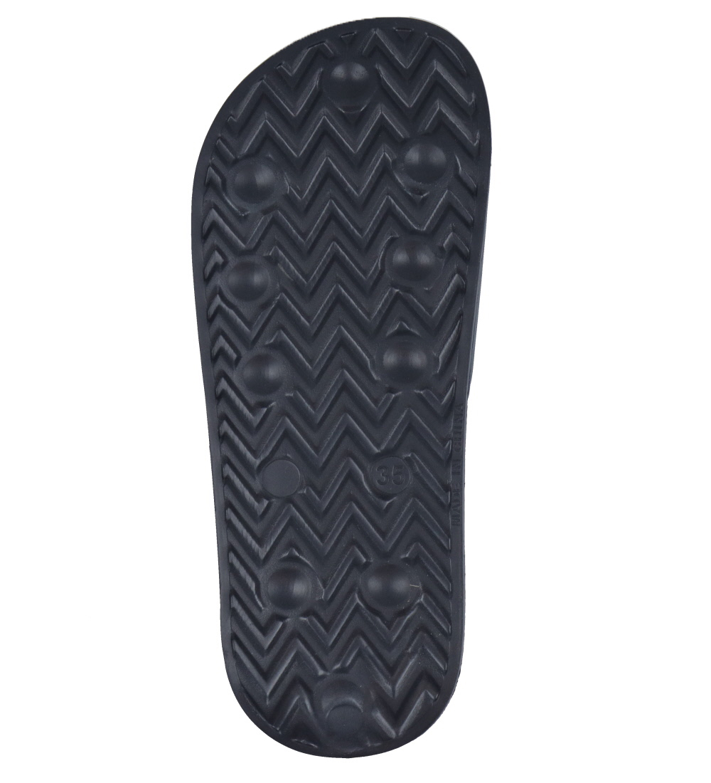 Tommy Hifiger Badesandaler - Logo Pool Slide - Navy m. Hvid