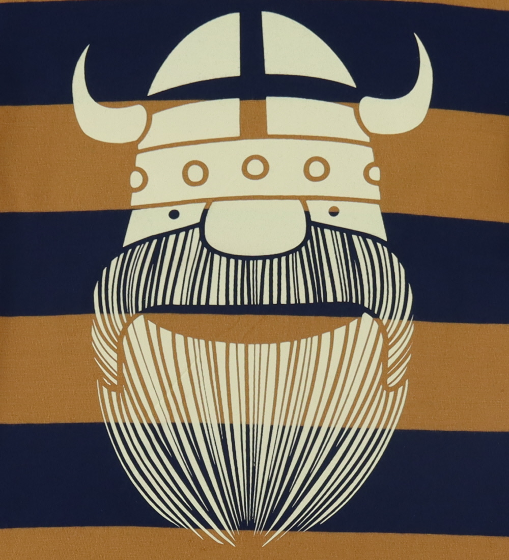 Danefæ T-Shirt - Danerainbow Ringer - Grey Marine/Golden Honey E