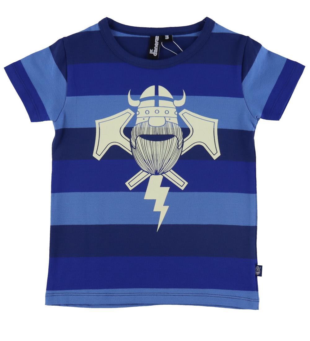 Danefæ T-Shirt - Danerainbow Ringer - Bluebird THORBOLT