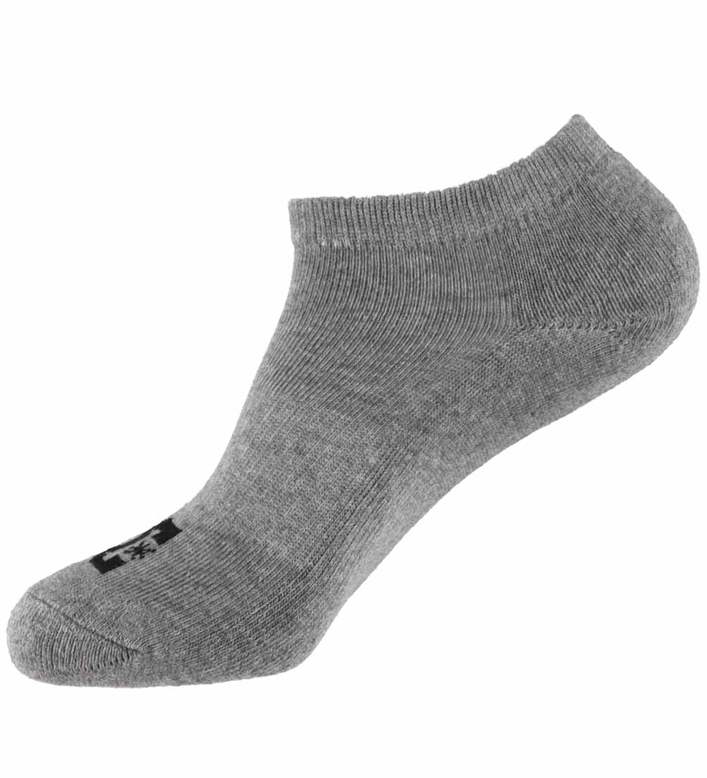 DC Strømper - Ankle - 3 pak - Sort/Hvid/Grå
