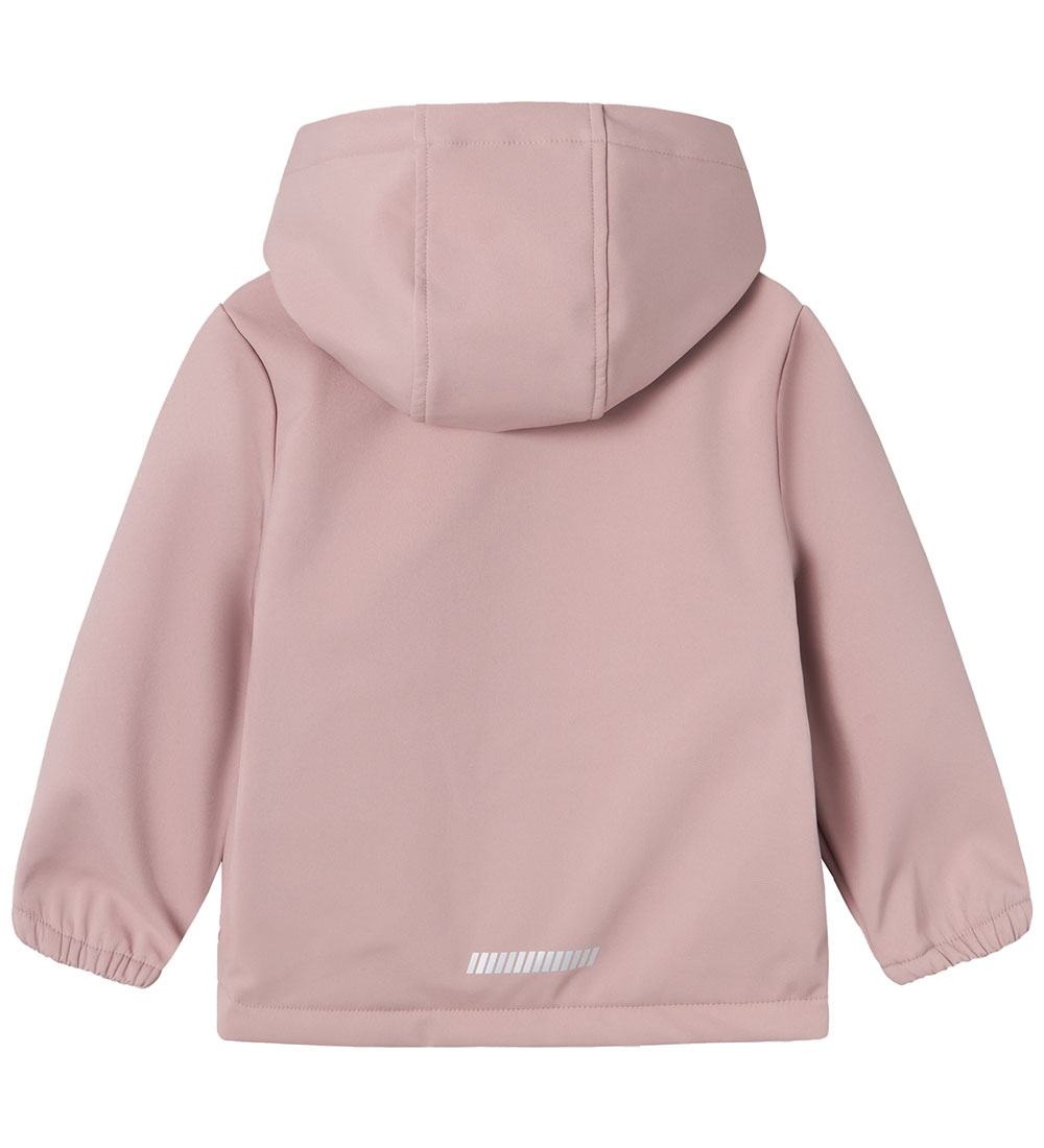Name It Softshelljakke m. Fleece - NmfAlfa08 - Deauville Mauve m