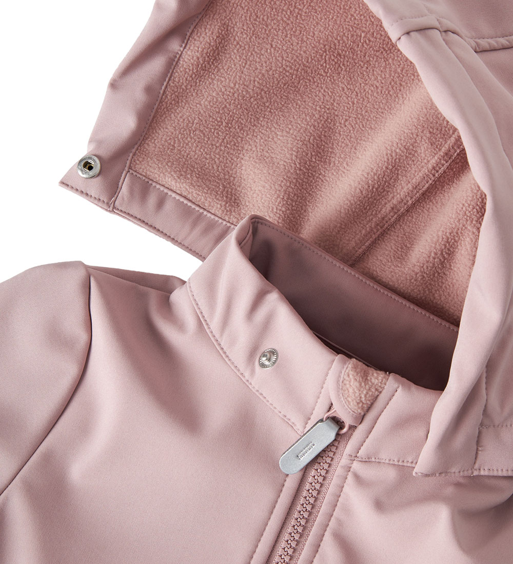 Name It Softshelljakke m. Fleece - NmfAlfa08 - Deauville Mauve m