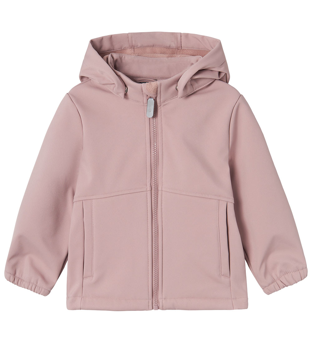 Name It Softshelljakke m. Fleece - NmfAlfa08 - Deauville Mauve m