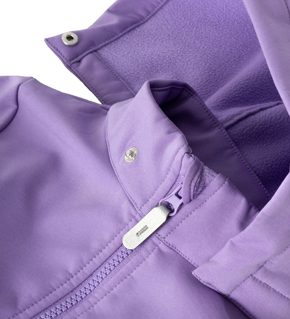 Name It Softshelljakke m. Fleece - NmfAlfa08 - Hyacinth m. Magi