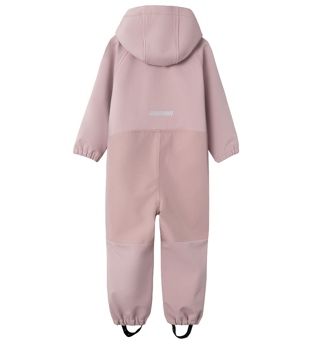 Name It Softshelldragt m. Fleece - NmfAlfa08 - Deauville Mauve m
