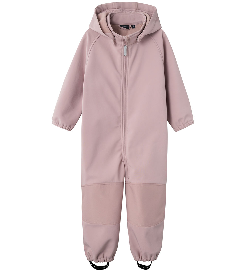 Name It Softshelldragt m. Fleece - NmfAlfa08 - Deauville Mauve m