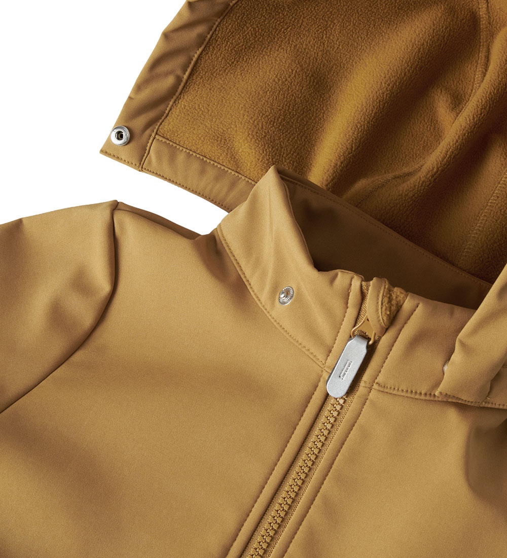 Name It Softshelljakke m. Fleece - NmmAlfa08 - Medal Bronze m. M