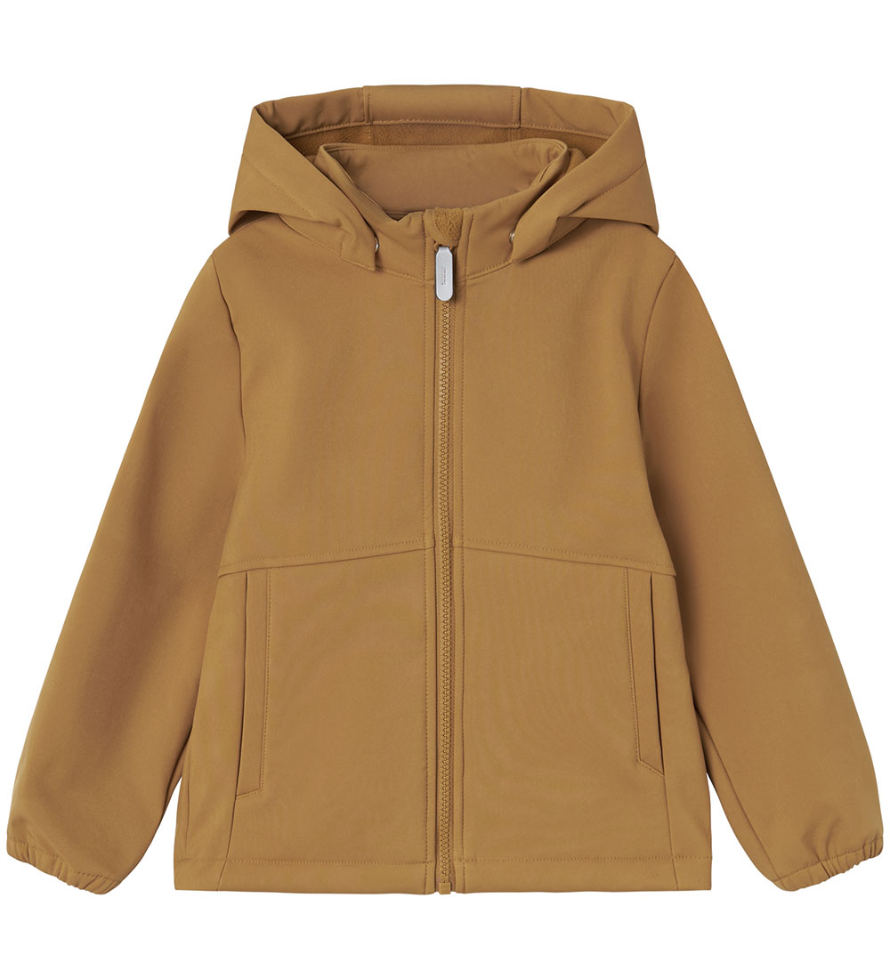 Name It Softshelljakke m. Fleece - NmmAlfa08 - Medal Bronze m. M