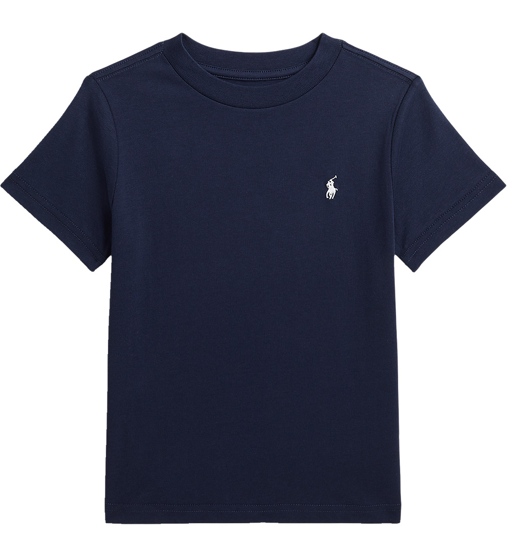 Polo Ralph Lauren T-shirt - Newport Navy m. Hvid