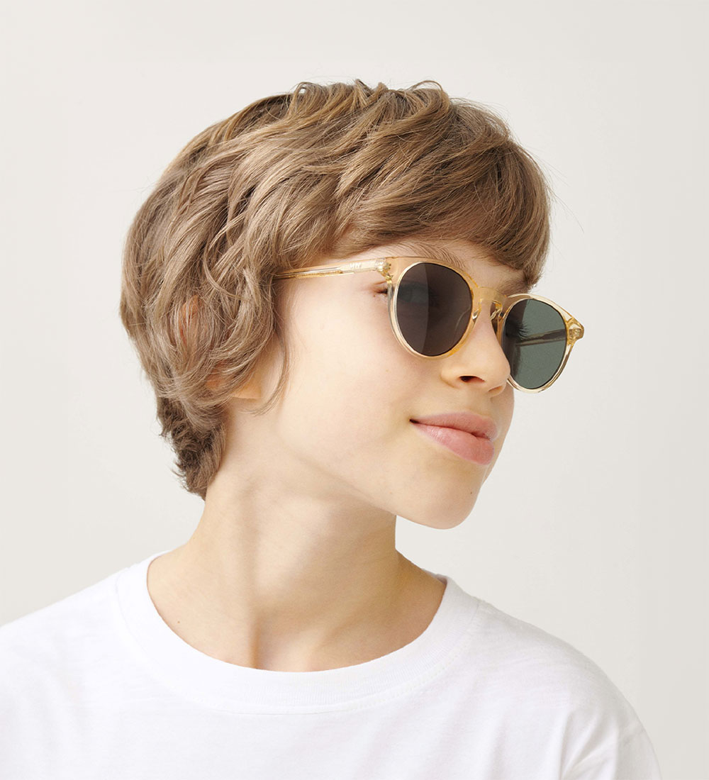 MESSYWEEKEND Kids Solbriller - Depp The Kid - Champagne Green