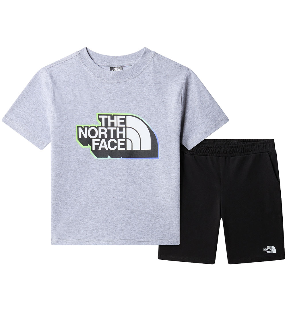The North Face Shortssæt - T-shirt/Shorts - Light Grey Heather/S