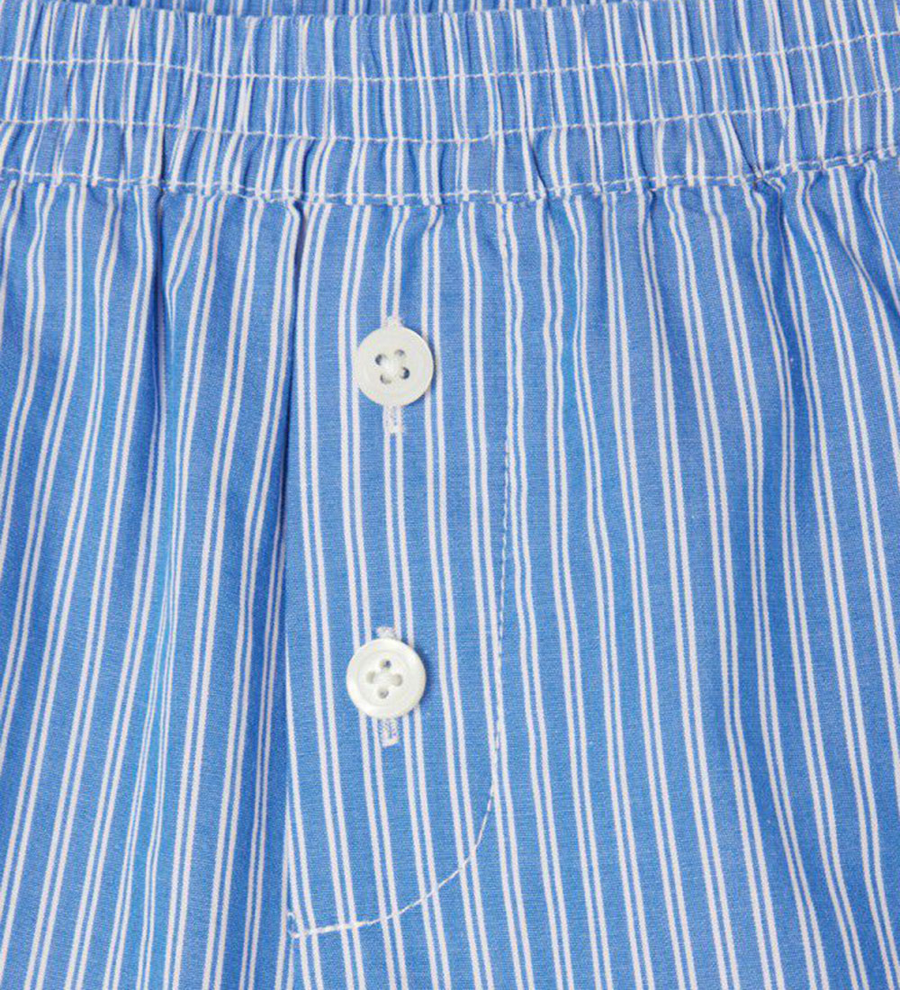 American Vintage Shorts - Rayures Aqua