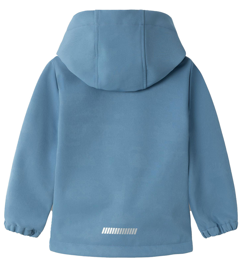 Name It Softshelljakke m. Fleece - NmmAlfa08 - Coronet Blue m. M