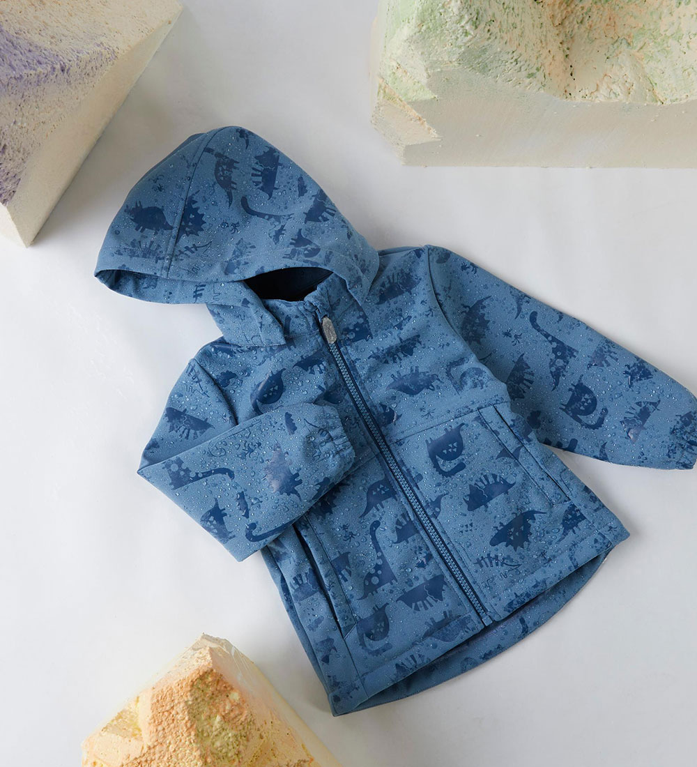 Name It Softshelljakke m. Fleece - NmmAlfa08 - Coronet Blue m. M